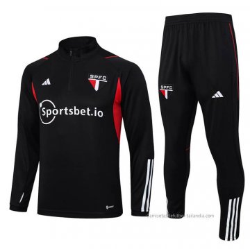 Chandal de Sudadera del Sao Paulo 2023-2024 Negro Chandal de Sudadera del Sao Paulo 2023-2024 Negro