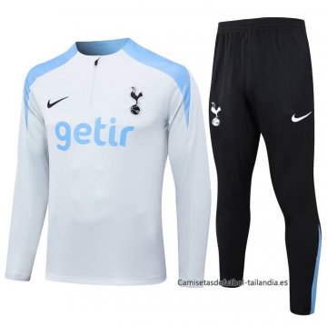 Chandal de Sudadera del Tottenham Hotspur 2024-2025 Gris Chandal de Sudadera del Tottenham Hotspur 2024-2025 Gris