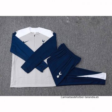Chandal de Sudadera del Tottenham Hotspur 2025-2026 Gris Azul