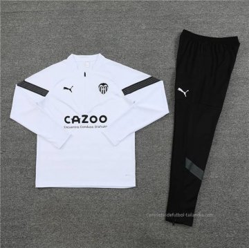 Chandal de Sudadera del Valencia 2022-2023 Blanco