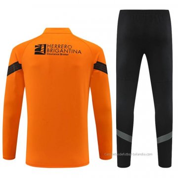 Chandal de Sudadera del Valencia 2022-2023 Naranja