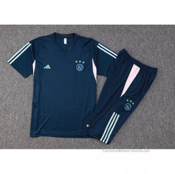 Chandal del Ajax Manga Corta 2023-2024 Azul - Pantalon Corto