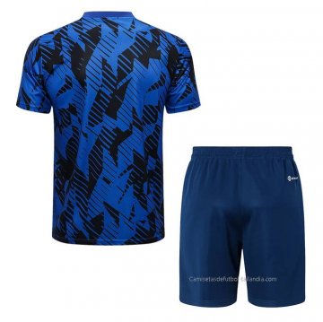 Chandal del Argentina Manga Corta 2022 Azul - Pantalon Corto