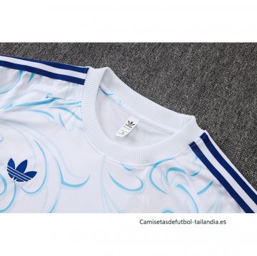 Chandal del Argentina Manga Corta 2026-2027 Blanco - Pantalon Corto