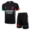 Chandal del Arsenal Manga Corta 2025-2026 Negro - Pantalon Corto Chandal del Arsenal Manga Corta 2025-2026 Negro - Pantalon Corto