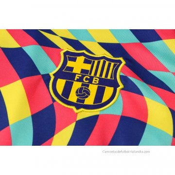 Chandal del Barcelona Manga Corta 2021-2022 Amarillo