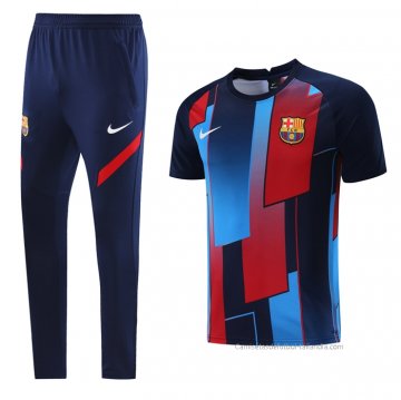 Chandal del Barcelona Manga Corta 2021-2022 Azul