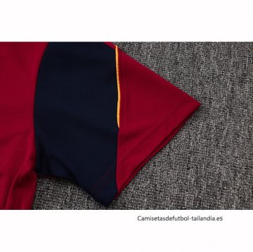 Chandal del Barcelona Manga Corta 2026-2027 Rojo - Pantalon Corto