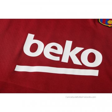 Chandal del Barcelona Sin Mangas 2021-2022 Rojo
