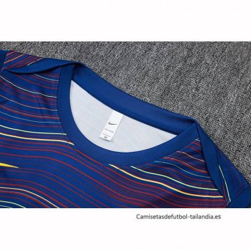 Chandal del Barcelona Sin Mangas 2025-2026 Azul Amarillo