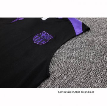 Chandal del Barcelona Sin Mangas 2025-2026 Negro Purpura