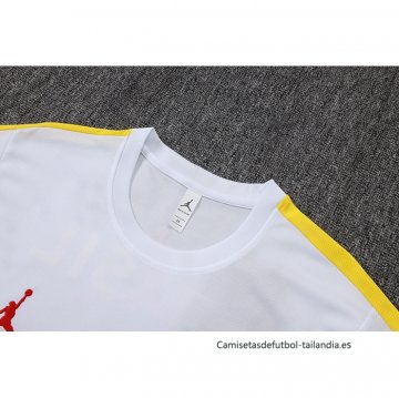 Chandal del Brasil Manga Corta 2026-2027 Blanco - Pantalon Corto