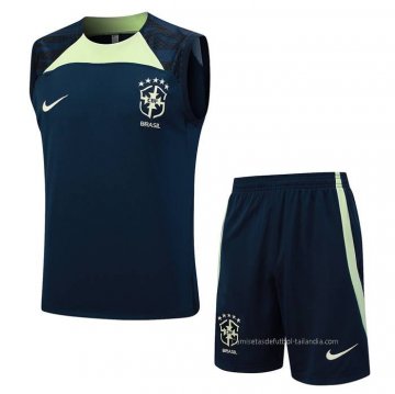 Chandal del Brasil Sin Mangas 2023-2024 Azul Chandal del Brasil Sin Mangas 2023-2024 Azul