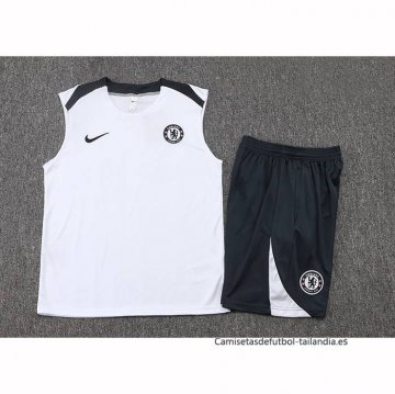 Chandal del Chelsea Sin Mangas 2025-2026 Blanco