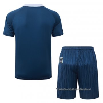 Chandal del Italia Manga Corta 2026-2027 Azul - Pantalon Corto