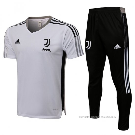 Chandal del Juventus Manga Corta 2021-2022 Blanco - Haga un click en la imagen para cerrar