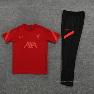 Chandal del Liverpool Manga Corta 2021 Rojo
