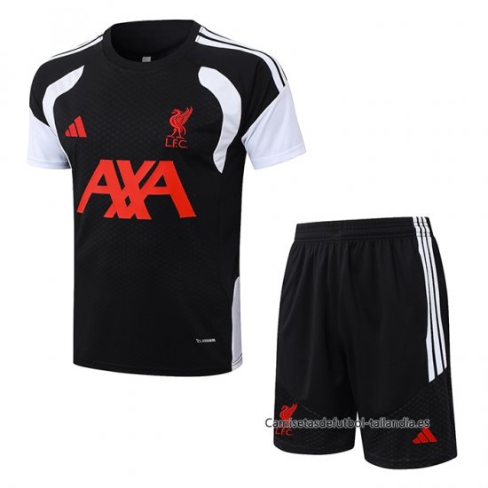 Chandal del Liverpool Manga Corta 2026-2027 Negro - Pantalon Corto - Haga un click en la imagen para cerrar