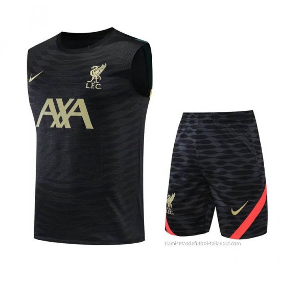 Chandal del Liverpool Sin Mangas 2022-2023 Negro - Haga un click en la imagen para cerrar