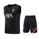 Chandal del Liverpool Sin Mangas 2022-2023 Negro