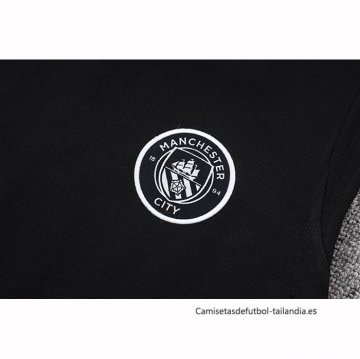 Chandal del Manchester City Sin Mangas 2025-2026 Negro
