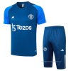 Chandal del Manchester United Manga Corta 2023-2024 Azul - Pantalon Corto Chandal del Manchester United Manga Corta 2023-2024 Azul - Pantalon Corto