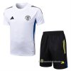 Chandal del Manchester United Manga Corta 2025-2026 Blanco - Pantalon Corto Chandal del Manchester United Manga Corta 2025-2026 Blanco - Pantalon Corto