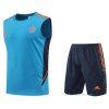 Chandal del Manchester United Sin Mangas 2022-2023 Azul Chandal del Manchester United Sin Mangas 2022-2023 Azul
