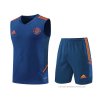 Chandal del Manchester United Sin Mangas 2022-2023 Azul Oscuro Chandal del Manchester United Sin Mangas 2022-2023 Azul Oscuro