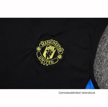 Chandal del Manchester United Sin Mangas 2025-2026 Negro