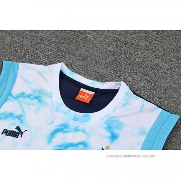 Chandal del Olympique Marsella Sin Mangas 2022-2023 Azul
