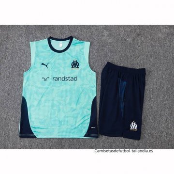 Chandal del Olympique Marsella Sin Mangas 2025-2026 Verde