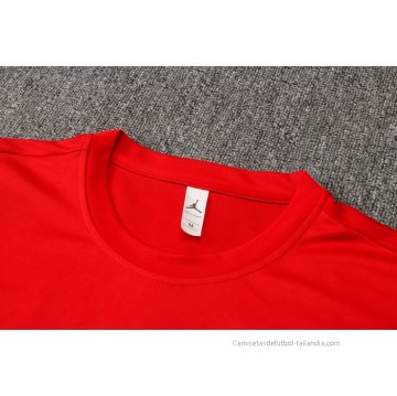 Chandal del Paris Saint-Germain Jordan Manga Corta 2021-2022 Rojo