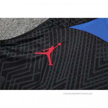 Chandal del Paris Saint-Germain Jordan Sin Mangas 2022-2023 Negro