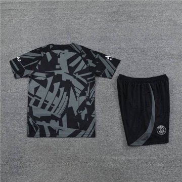 Chandal del Paris Saint-Germain Manga Corta 2022-2023 Gris - Pantalon Corto