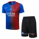 Chandal del Paris Saint-Germain Manga Corta 2025-2026 Azul Rojo - Pantalon Corto