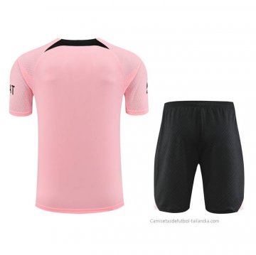 Chandal del Paris Saint-Germain Manga Corta 2022-2023 Rosa - Pantalon Corto