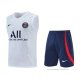 Chandal del Paris Saint-Germain Sin Mangas 2022-2023 Blanco