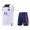 Chandal del Paris Saint-Germain Sin Mangas 2022-2023 Blanco