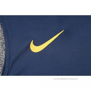 Chandal del Paris Saint-Germain Sin Mangas 2023-2024 Azul