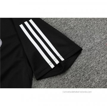 Chandal del Real Madrid Manga Corta 2023-2024 Negro - Pantalon Corto