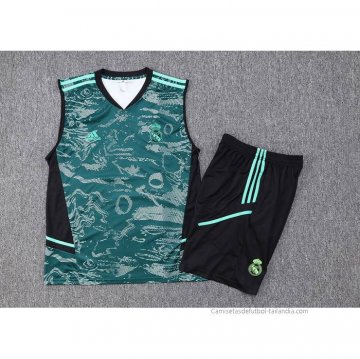 Chandal del Real Madrid Sin Mangas 2023-2024 Verde