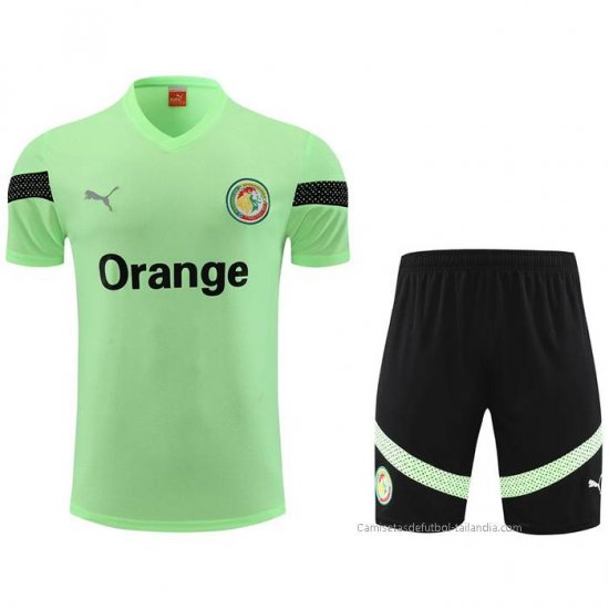 Chandal del Senegal Manga Corta 2023-2024 Verde - Pantalon Corto - Haga un click en la imagen para cerrar
