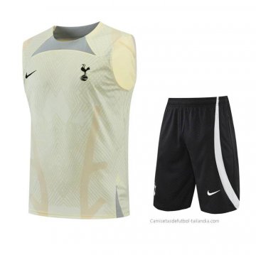 Chandal del Tottenham Hotspur Sin Mangas 2022-2023 Amarillo Chandal del Tottenham Hotspur Sin Mangas 2022-2023 Amarillo