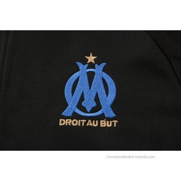 Chaqueta con Capucha del Olympique Marsella 2021-2022 Negro
