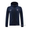 Chaqueta con Capucha del Paris Saint-Germain 2024-2025 Azul Chaqueta con Capucha del Paris Saint-Germain 2024-2025 Azul