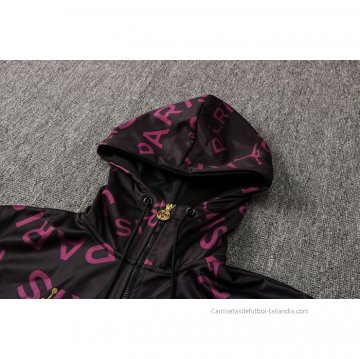 Chaqueta con Capucha del Paris Saint-Germain Jordan 2021-2022 Purpura