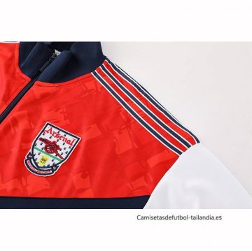 Chaqueta del Arsenal 2025-2026 Azul Rojo