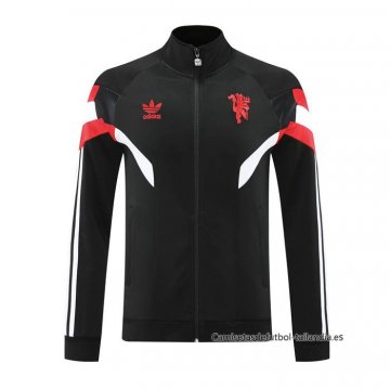 Chaqueta del Manchester United 2024-2025 Negro Chaqueta del Manchester United 2024-2025 Negro