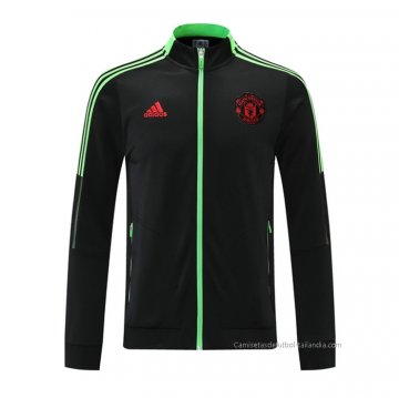 Chaqueta del Manchester United 2021-2022 Negro Chaqueta del Manchester United 2021-2022 Negro